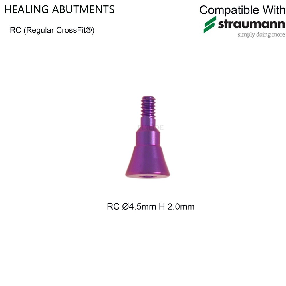 5Pcs/Set US Dental Healing Abutment Cap NC/RC for Straumann ITI-Bone Level NC/RC