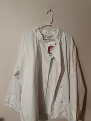 Chef Works Coat Mens 2XL XXL White Long Sleeves