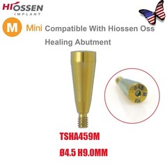 US Dental Mini Healing Abutment Cap & Cover Screw Fits Osstem Hiossen Implant
