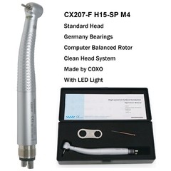 US COXO Dental Shadowless LED High Speed Handpiece 4 Hole Turbine Self Power NSK
