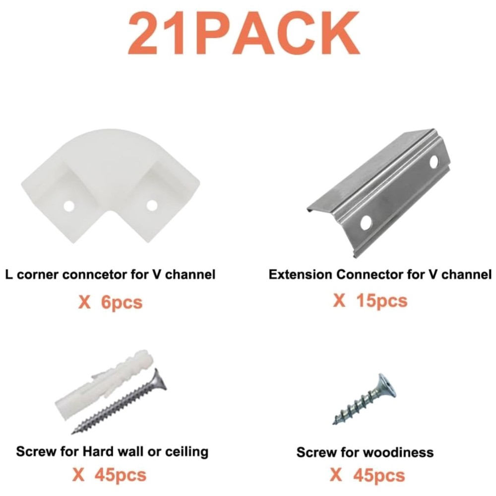 LED Corner Connector for V Shape Aluminum Channel
