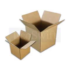 1-200 5x5x5 “EcoSwift” Cardboard Packing Mailing Shipping Corrugated Box Cartons