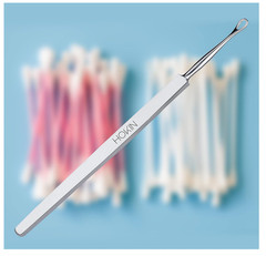 HOKIN Ear Wax Removal Kit, Stainless Steel Ear Cleaner Ear Pick, Reusable Ear