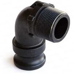 10 of 2″ Banjo Poly Male Adapter 90° – 2″ Male NPT USA MADE 200F90