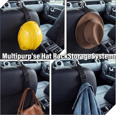4 Pcs Hard Hat Hook for Truck Adjustable Hard Hat Holder Hardhat Holder for Truc