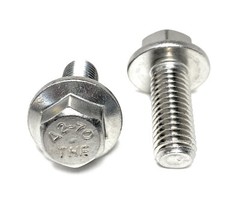 (5) M12 x 1.75 x 30 Stainless Steel DIN6921 A2 Hex Flange Bolts M12x30mm Flange