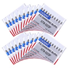 AZDENT Dental Diamond Burs Football/Fine #368-023F #379-023F Friction Grip
