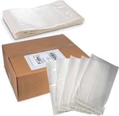 MT Products Blank Envelope Pouch 6.5” x 10” Shipping Label Sleeves, Pack of 1000