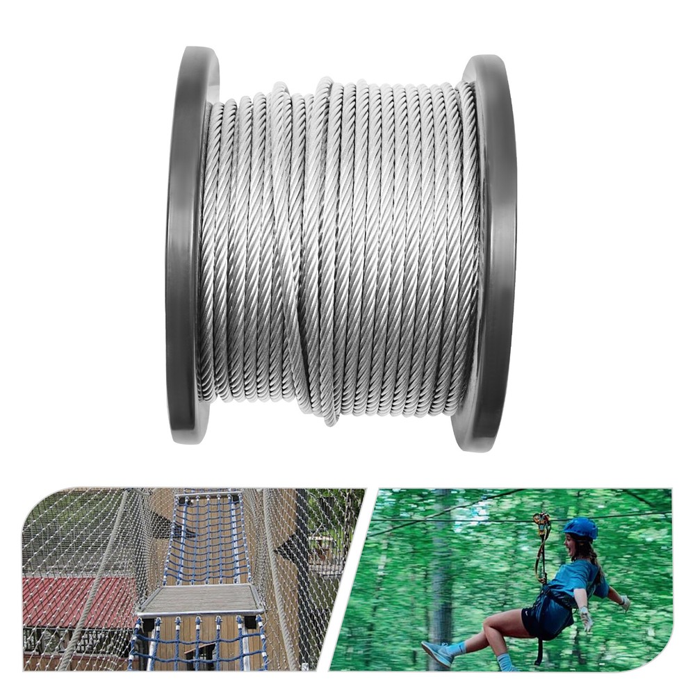 T304 Stainless Steel Cable 1/4″x 150ft Marine Grade Deck Cable Railing 7×19