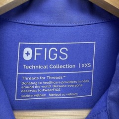 FIGS Rafaela Sleeveless Top XXS HW Zamora Jogger Pants XSP Scrub Set Royal Blue
