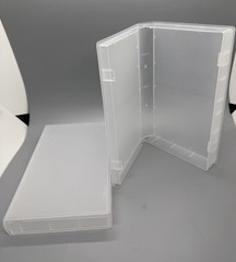 10 PCS New Clear VHS Library Video Cases No Sleeve No Hub Storage Box, PSV14NS