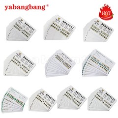 10-100 Dental Orthodontic Bracket Braces Mini/Standard MBT/Roth 022 Hooks 345