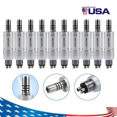 1-10 PCS SKYSEA Dental Inner Water E-Type Air Motor 4 Hole Handpiece Low Speed