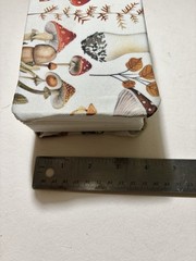 Handmade White Fabric Mushroom Blank Watercolor-book Arches Paper – 6 in. x 4 in