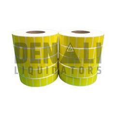 1.5×1 Inch YELLOW 1-1/2″ x 1″ Direct Thermal Labels 1 Roll 5,100 ZEBRA ELTRON