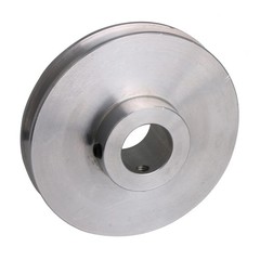 V Shape Single Groove Fixed Bore Pulley Motor Shaft 14MM 3.28 FT Belt Part