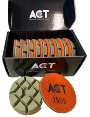 3″ 1500 Grit Resin Diamond Polishing Pads – Concrete (Set-9)