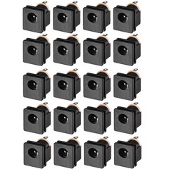 20PCS Power Jack Socket 3 Pin Female Panel Mount Connector 0.5A DC 30V DC-015