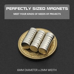 200PCS N35 Strong Neodymium Magnets Round Disc NdFeB Permanent Rare Earth Magnet