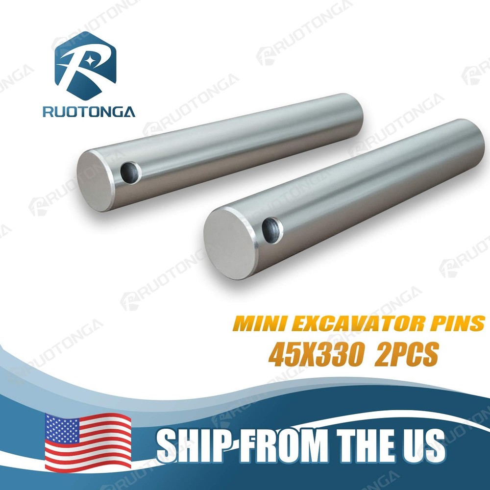 45mm x 13-In Excavator Bucket Pin fit for John Deere/Yanmar/Kubota/Takeuchi