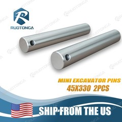 45mm x 13-In Excavator Bucket Pin fit for John Deere/Yanmar/Kubota/Takeuchi