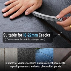 50ft Concrete Expansion Joint Filler Driveway Crack Filler EPDM Rubber Strip