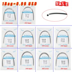 Dental Orthodontic Arch Wire Stainless Steel Round Use For Bracket Braces