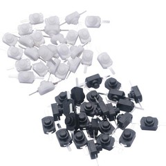 50pcs Self Lock Micro Push Button Switch DC 30V 1A SMD Flashlight Lamp Wall