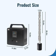 U.S. Solid Ultrasonic Homogenizer Vibrator 900W 340mm L 30mm D 5L Capacity