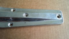 Kason 1241 Heavy Duty Knuckle Chrome Hinge USED