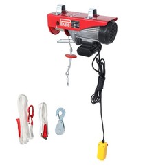 Mini Electric Hoist 1760lbs 14ft/4.2m Crane Winch Wired Remote Control 1350W