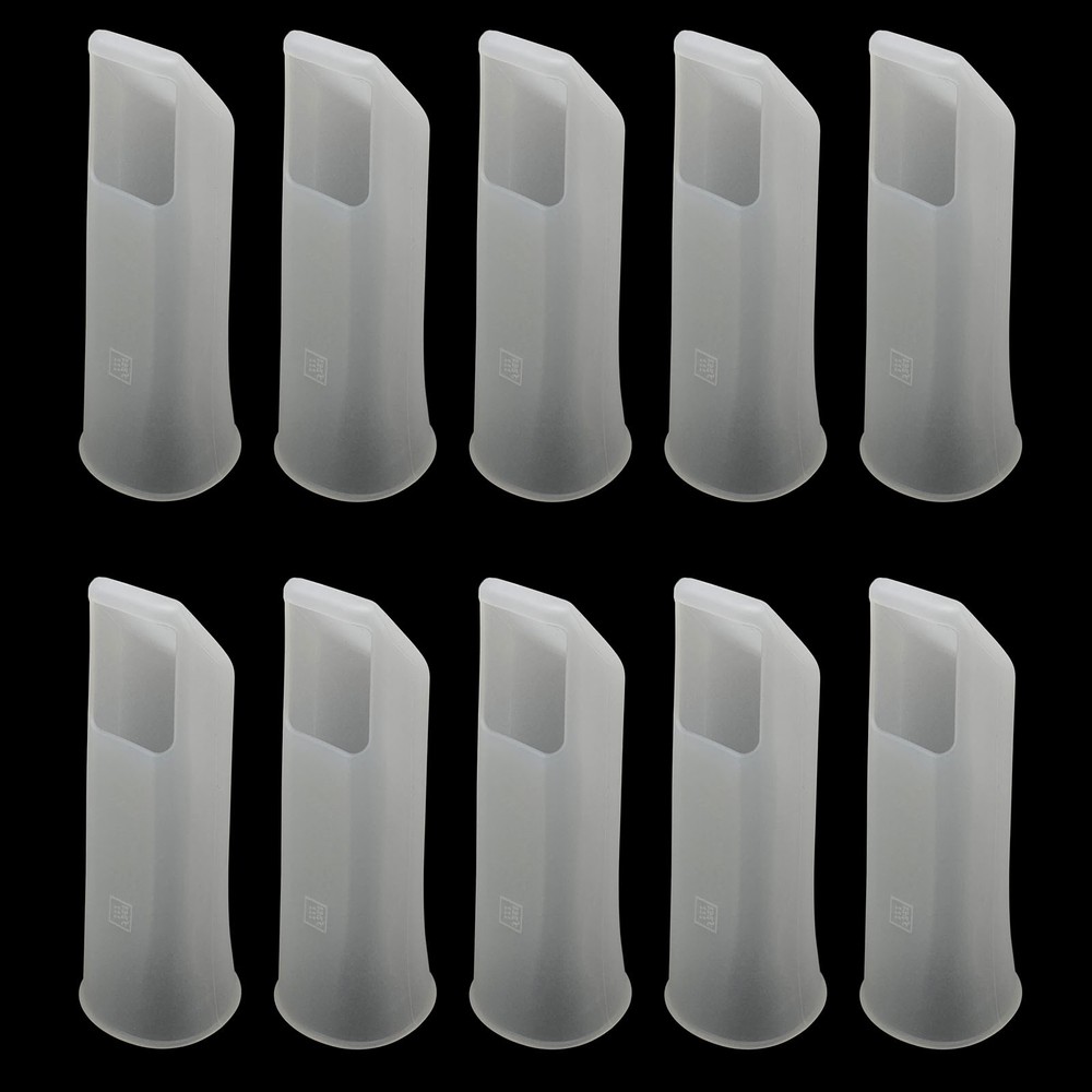 10 PCS 3Shape TRIOS 3 Scanner Tip Protective Clear Sleeves Autoclavable Silicone