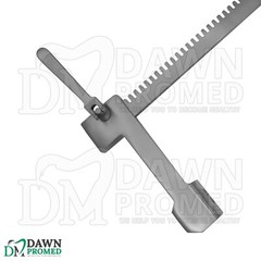 Finochietto Rib Spreader Small Retractor Curved 1-3/4″x1-3/4″ Blade 6″ Spread