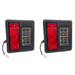 2x LED Headlight Rear Light Taillight for Bobcat S100 S130 T595 T630 T650 T870