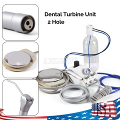 Portable Dental Turbine Unit with Weak Suction Work with Air Compressor 2/4 Hole