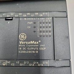 GE VERSA MAX MICRO PLC EXPANSION UNIT IC200UE0016-B 16DC OUTPUTS ESCP