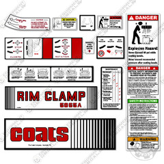 Fits Coats 5065A Decal Kit Rim Clamp – 7 YEAR OUTDOOR 3M VINYL!