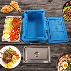 Commercial Insulated Catering Hot Cold Serving Chafing Dish Food Pan Carrier NEW