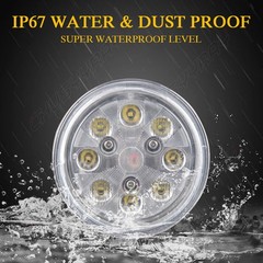 2x 4.5″ 24W Round LED Conversion Headlight Bulb Hi/Low Sealed Beam Head Lamps
