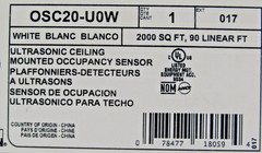 🙌 NEW LEVITON 2000 SQ. FT ULTRASONIC CEILING MOUNTED OCCUPANCY SENSOR OSC20-U0W