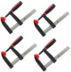VMTW F style easy open and close steel bar clamp with cast Iron jaws 3-1/4