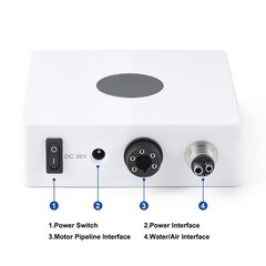 AZDENT Dental Brushless LED Electric Micro Motor Fit 1:1/1:5/16:1 E-type 4HOLE