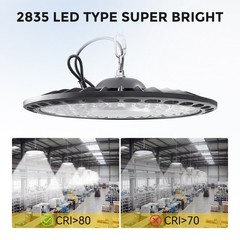 12Pcs 500W UFO Led High Bay Light Shop Industrial Commercial Warehouse Gym Light