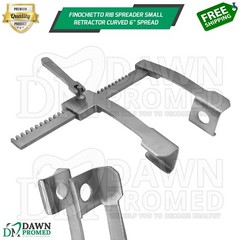 Finochietto Rib Spreader Small Retractor Curved 1-3/4″x1-3/4″ Blade 6″ Spread