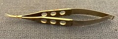 Katena K4-2220 Castroviejo scissors, curved medium, 4.5″. GC, guaranteed.
