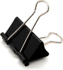Large Binder Clips 1.6-Inch (24 Pack), Big Paper Clamps Clips For Office