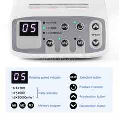 NSK Style Dental Brushless LED Electric Micro Motor 1:1 1:5 Fiber Handpiece