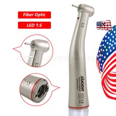 1-5 SANDENT Dental 1:5 Increasing Fiber Optic Contra Angle Handpiece Electric