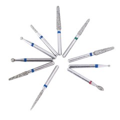 20Packs AZDENT Dental FG Diamond Burs For High Speed Handpiece Medium FG 1.6mm