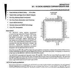 QTY (5) SN74ACT2157-20FN TI PLCC-44 2Kx16 CACHE SRAM NOS